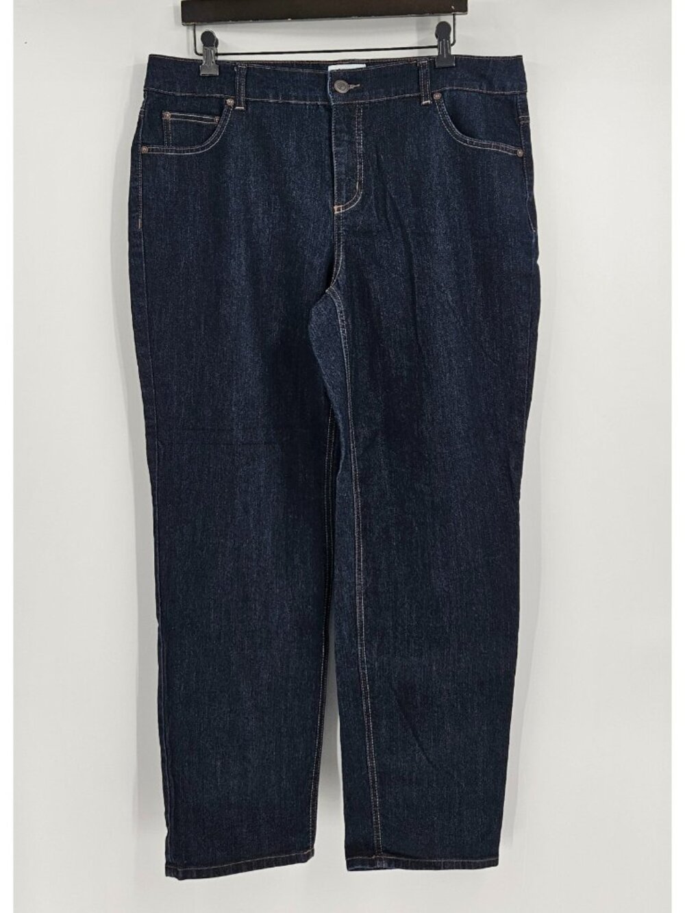 JMS Just My Size by Hanes Women's 16W Classic Fit Dark Wash Stretch Denim Jeans